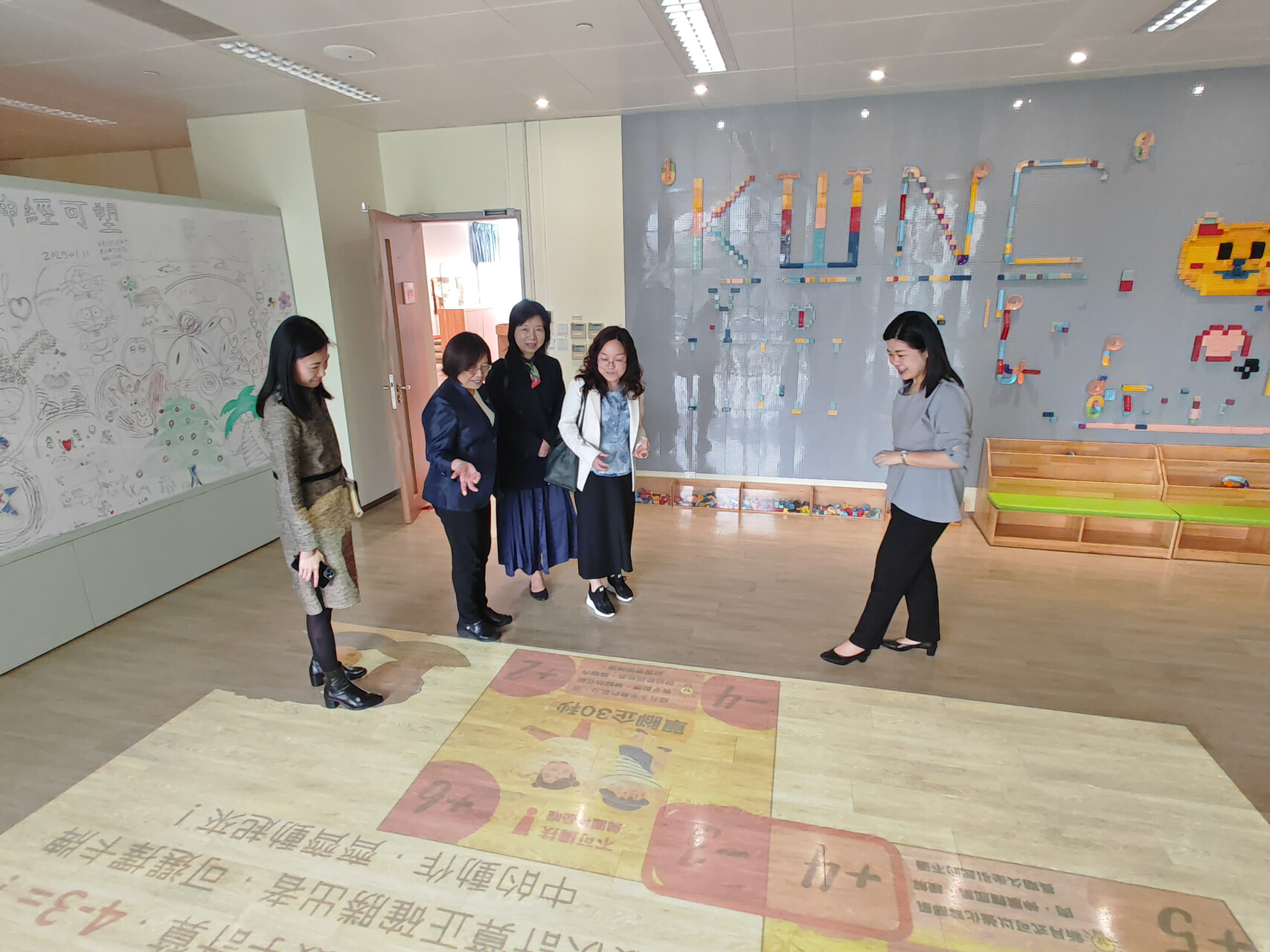▲參觀生命體驗館