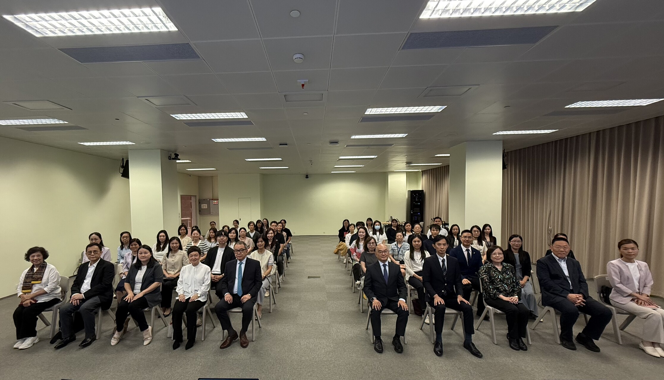Group photo of guests